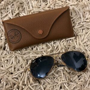 Ray-Ban Classic Gold Frame Sunglasses Unisex